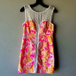 Lilly Pulitzer Pink and Cream Dress